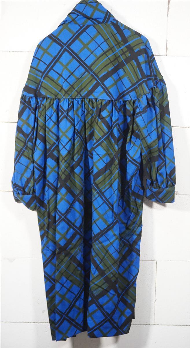 Excellent Rare Original Yves Saint Laurent Vintage Dress Cocktail Dress Blue Black