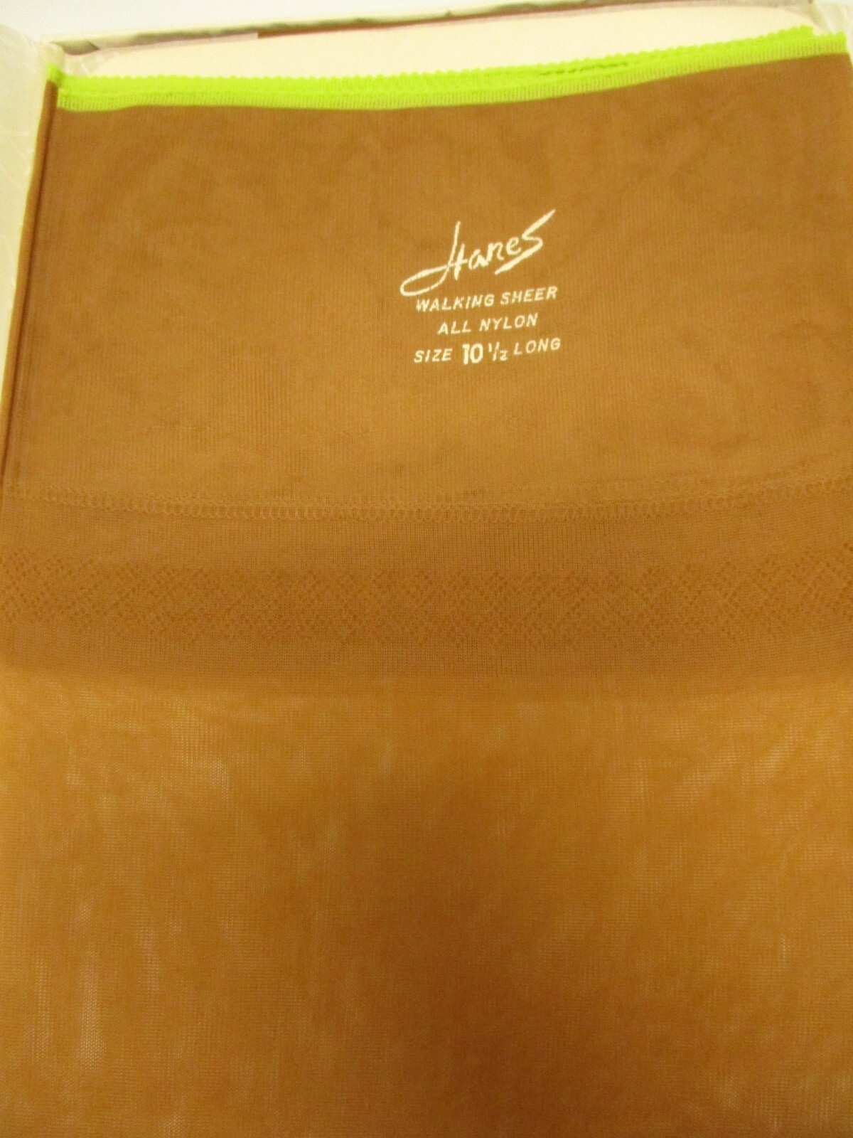 3 PAIR OF HANES 530 WALKING SHEER RHT NYLON STOCKINGS 10 1/2 LONG SOUTH PACIFIC