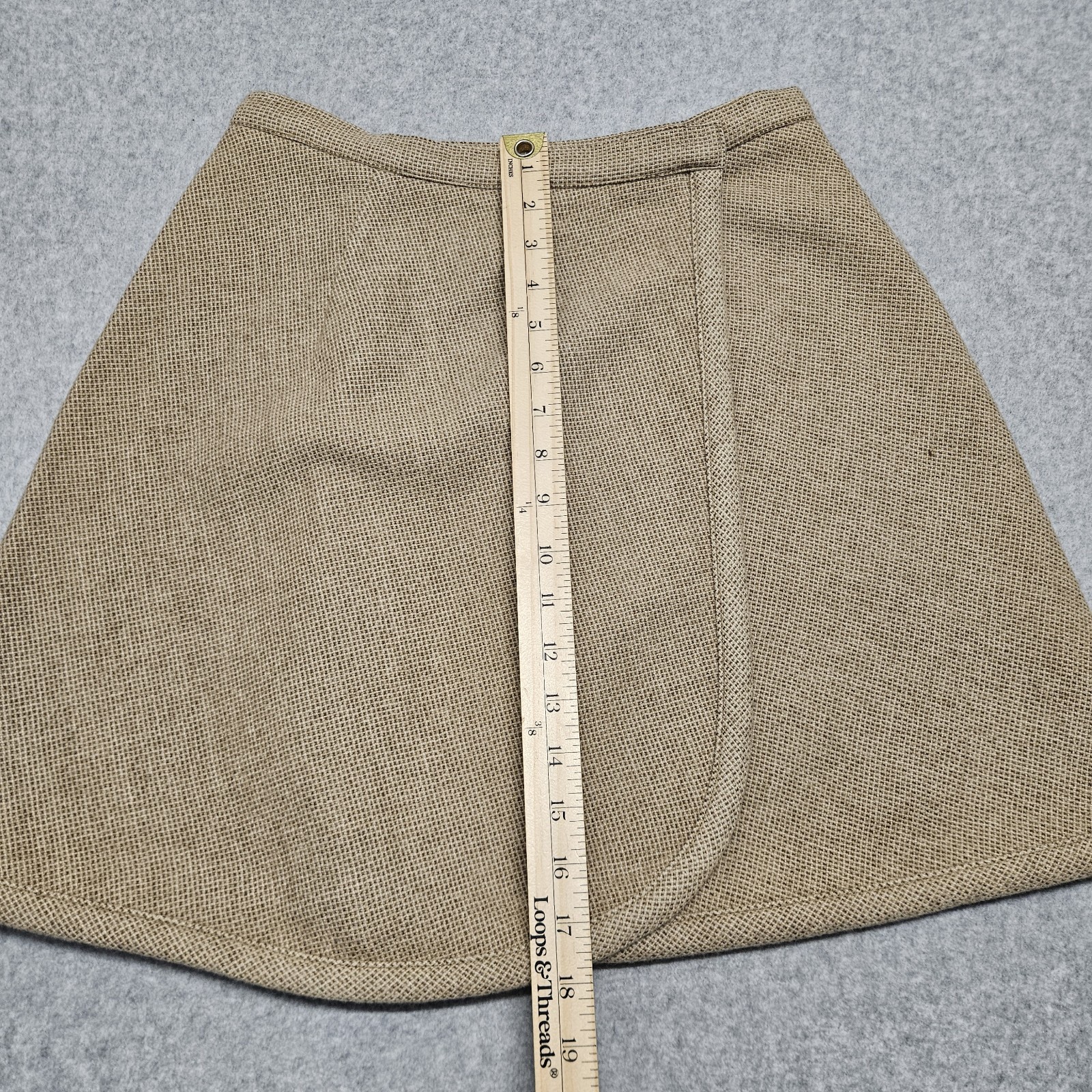 Vintage Georgio Armani Tweed Blazer 6/Skirt 10 Set Womens 100% Wool