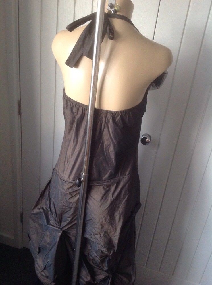 Vintage IN Love Carling goth steampunk victorian hitch skirt dress size T2 M