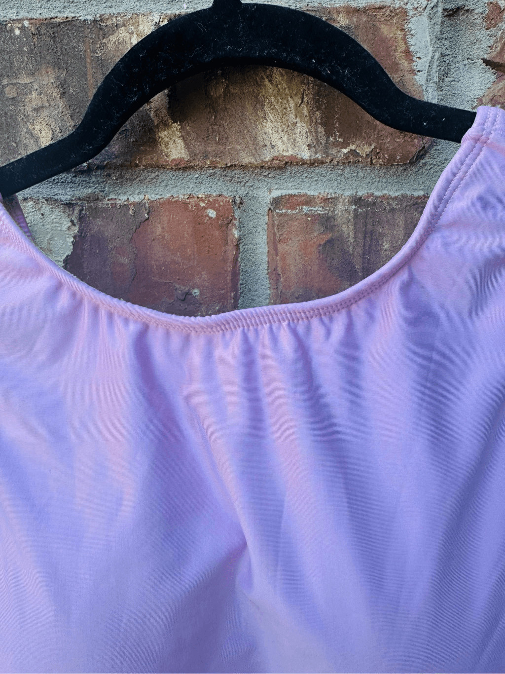 Eliza sweamwear one piece size 14 new without tag purple and black color in exce