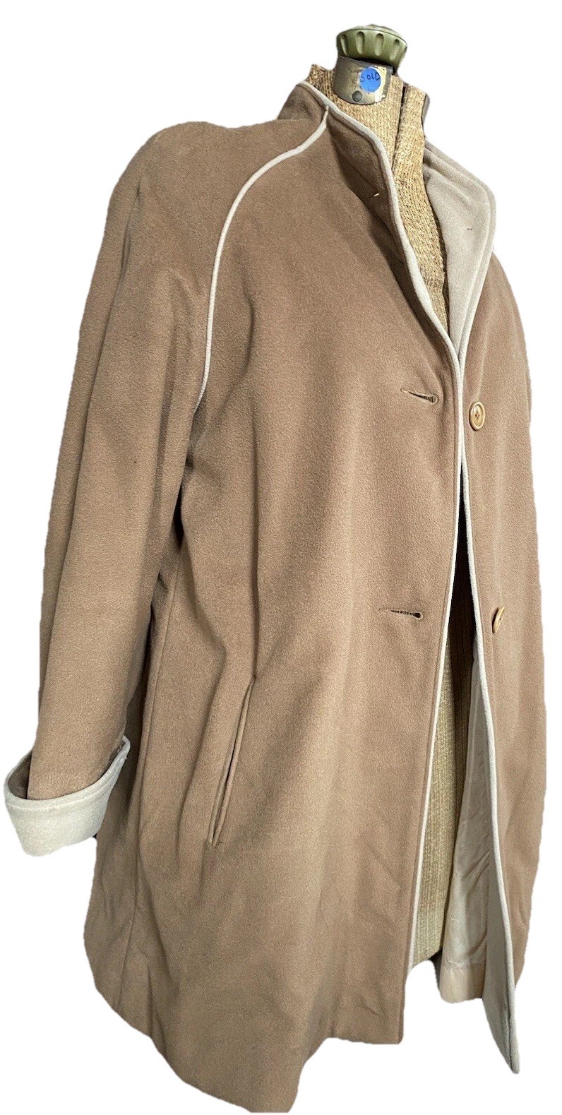 Tan Sears “The Fashion Place” Coat