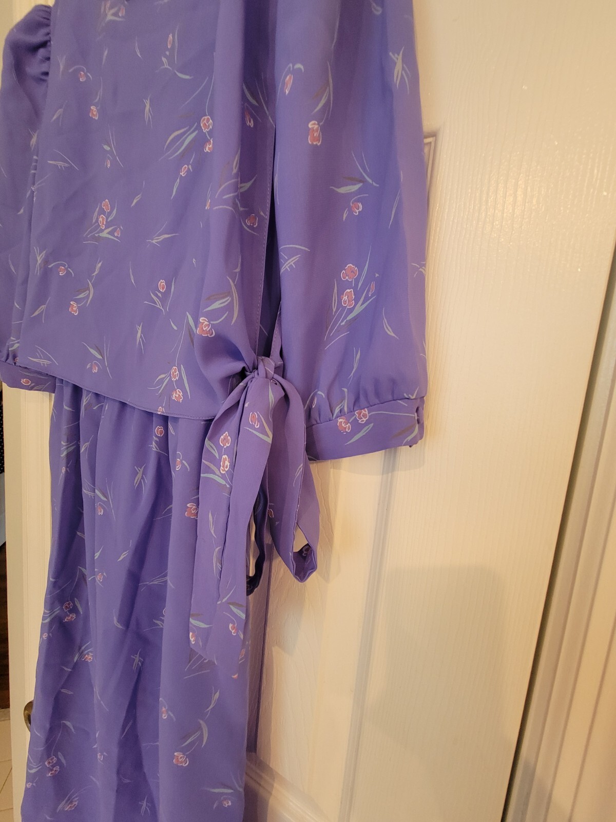 Vtg 80s Women’s Secretary Dress Alison Peter’s Size S