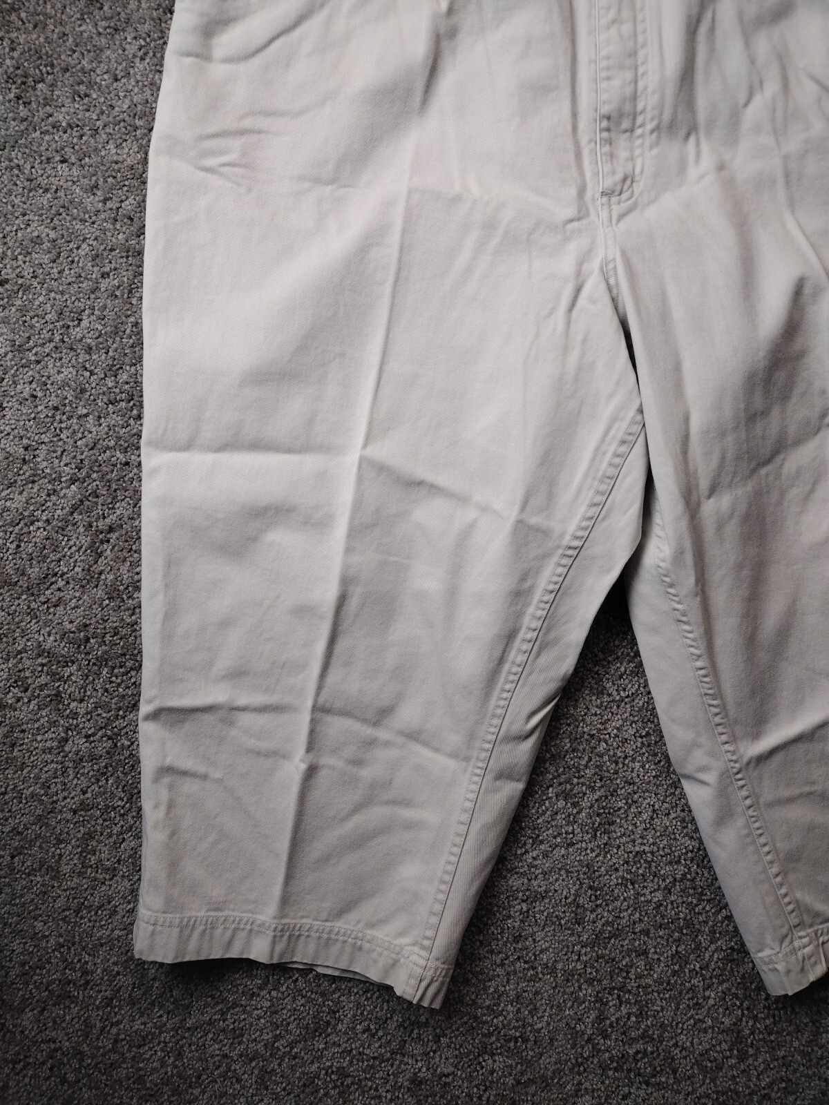 VTG Cj Banks Women’s Carpenter Denim Capri Size 24W 100% Cotton Christopher Bank
