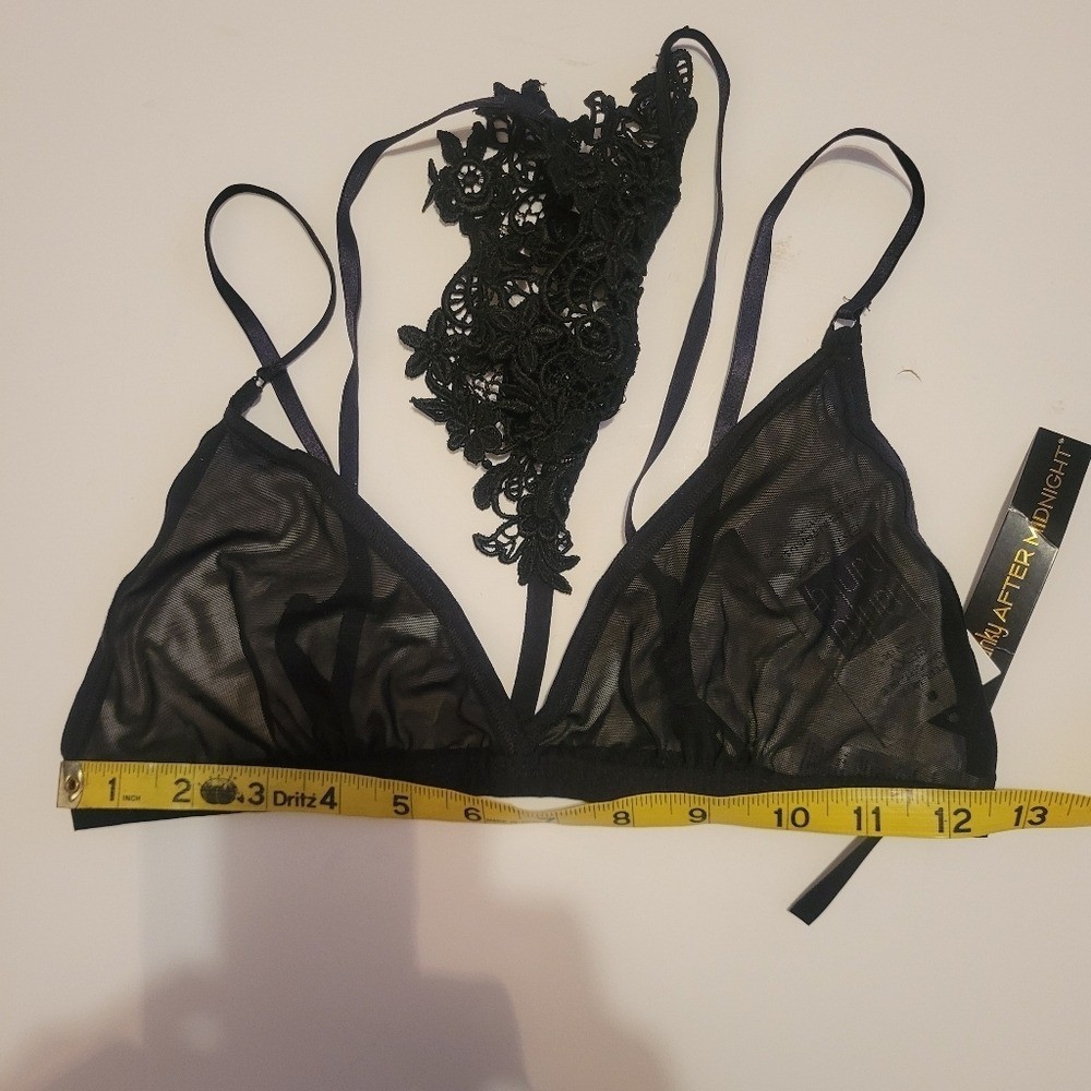 Dark Romantic Goth Victorian Hanky Panky Roxie Bralette sz Medium NWT Witchycore