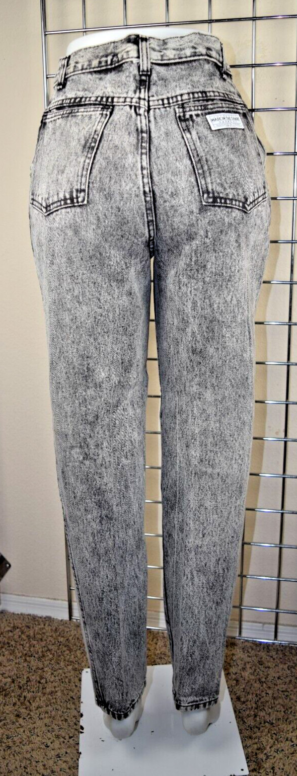 Vintage Jeans Acid Wash Made in the Shade 28 x 30 80s High Waist Made USA