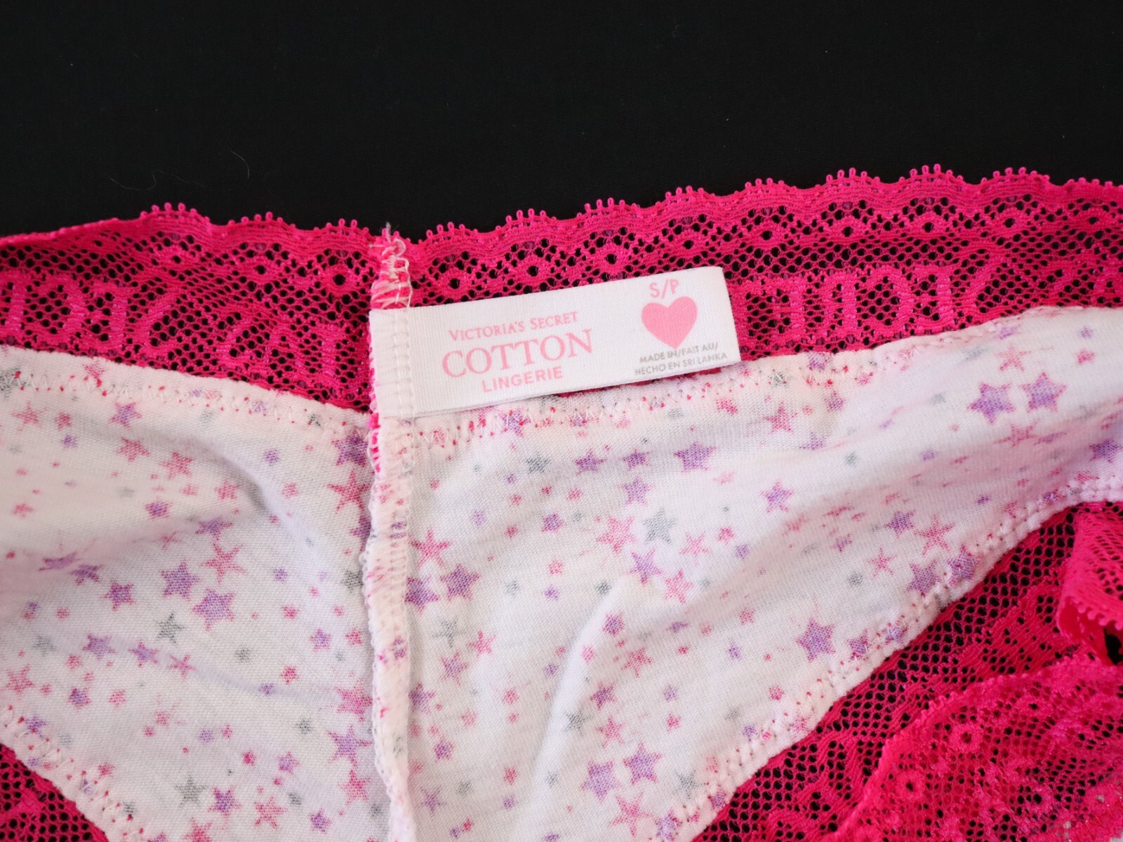 2 Vintage Victoria’s Secret 2011 Cotton Lingerie Cheeky Hipster Panties SMALL