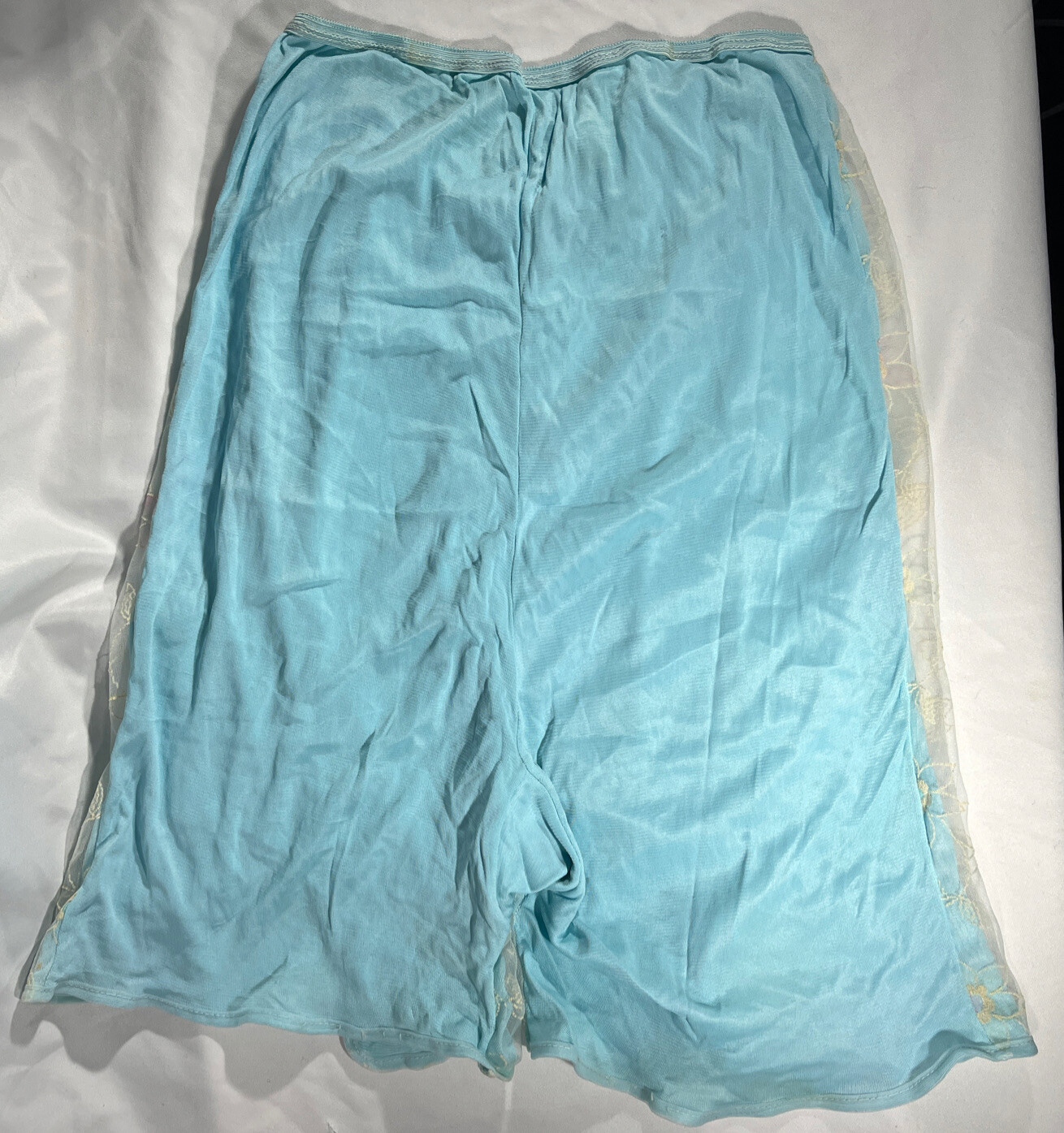 50s Panties Knickers Mistra Shadow Panel Underwear Size 7 Blue