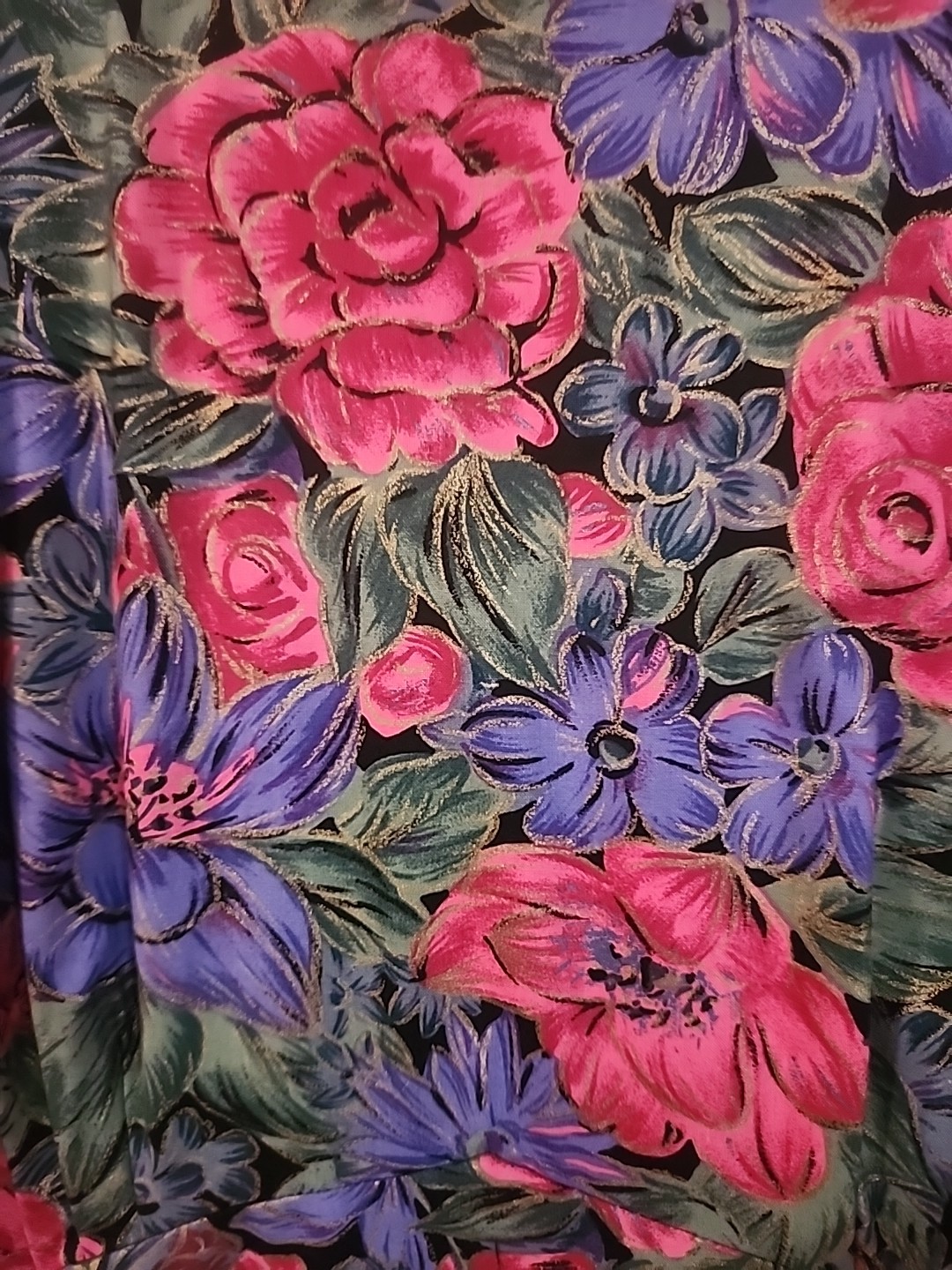 Vintage Miss Dorby Pink Purple Floral Maxi Dress Size 16 NWT