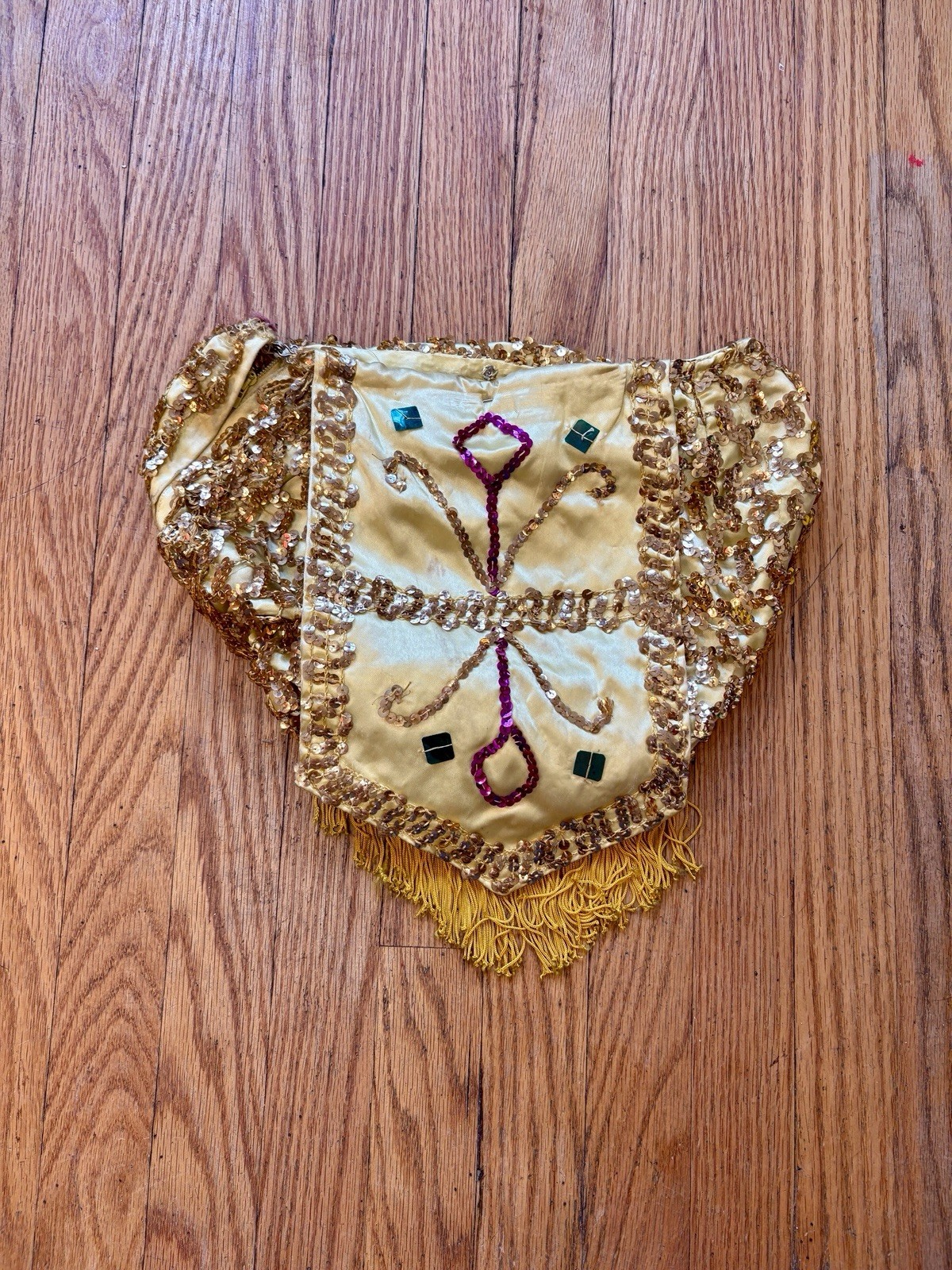 1930’s Burlesque Showgirl Sequined Hot Pants With Fringe