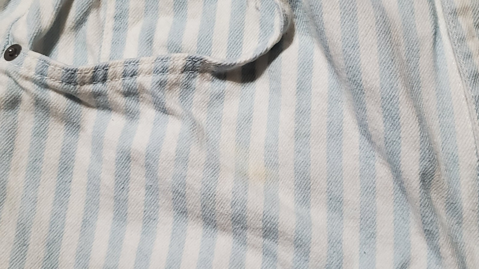 Vtg PS Gitano Blue White Striped Jeans 80s 90’s Proportionately Sized 12 Short