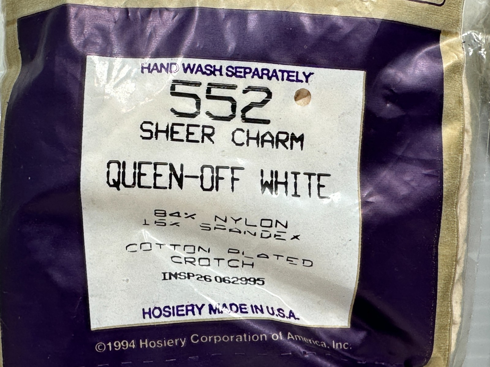 2 SILKIES Pantyhose Nylon Spandex X-Large Queen OFF WHITE 523 SHEER CHARM NEW