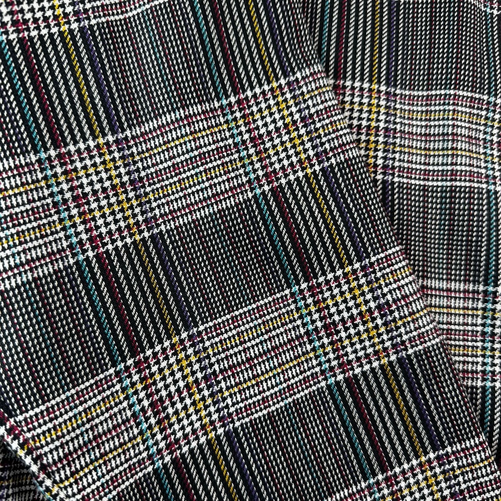 Katie Brooke Plaid Blazer Wmns Sz 12 Vintage Colorful USA rainbow 80s 90s boxy