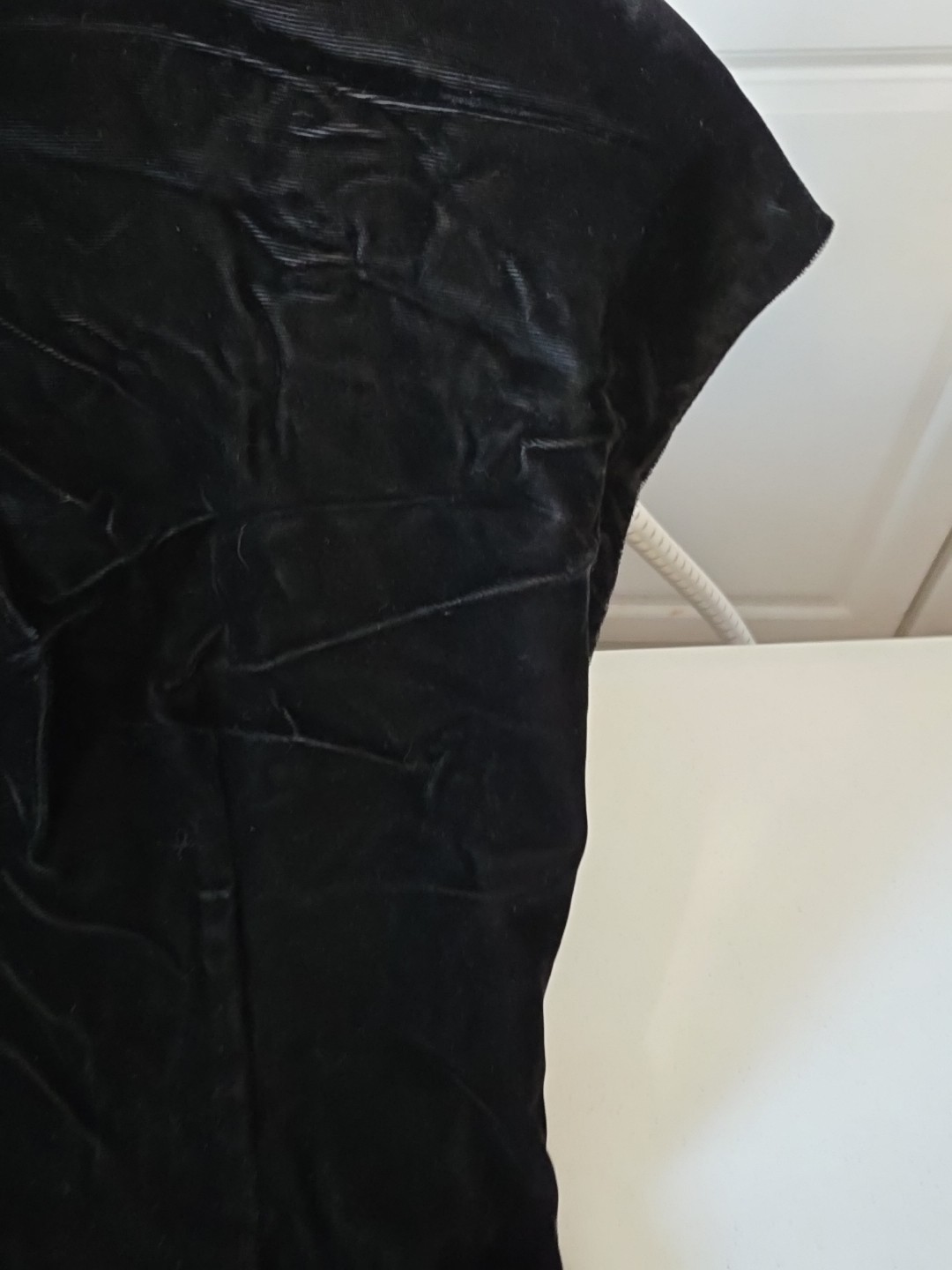 GlenRob Vintage 10 Velvet Black Cocktail Dress