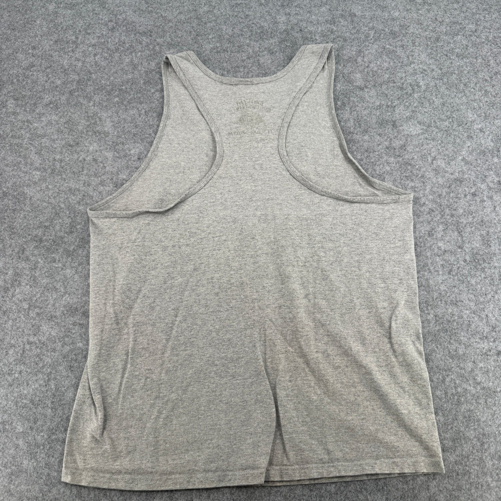 Vintage 2001 Harley Davidson Daytona Bike Week Tank Top Gray Holoubek Large