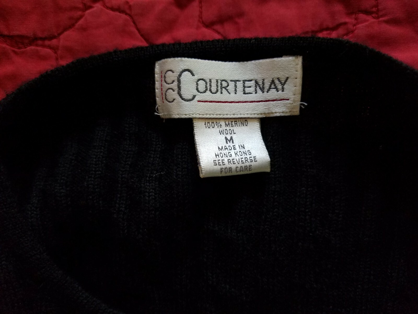 NWT VINTAGE CC COURTENAY WOMEN’S BLACK SWEATER SZ M