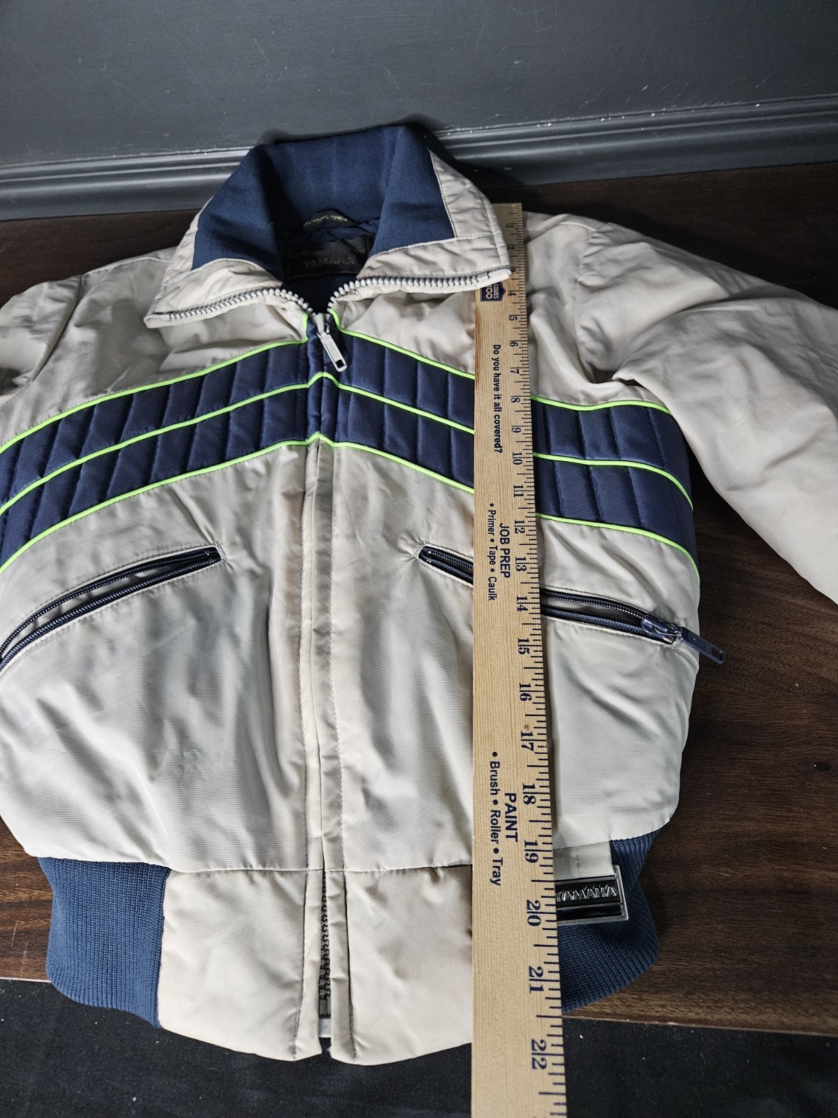 Vintage YAMAHA WINTER JACKET Snowboard Ski 70s 80s 90s Nylon Coat Womens Small