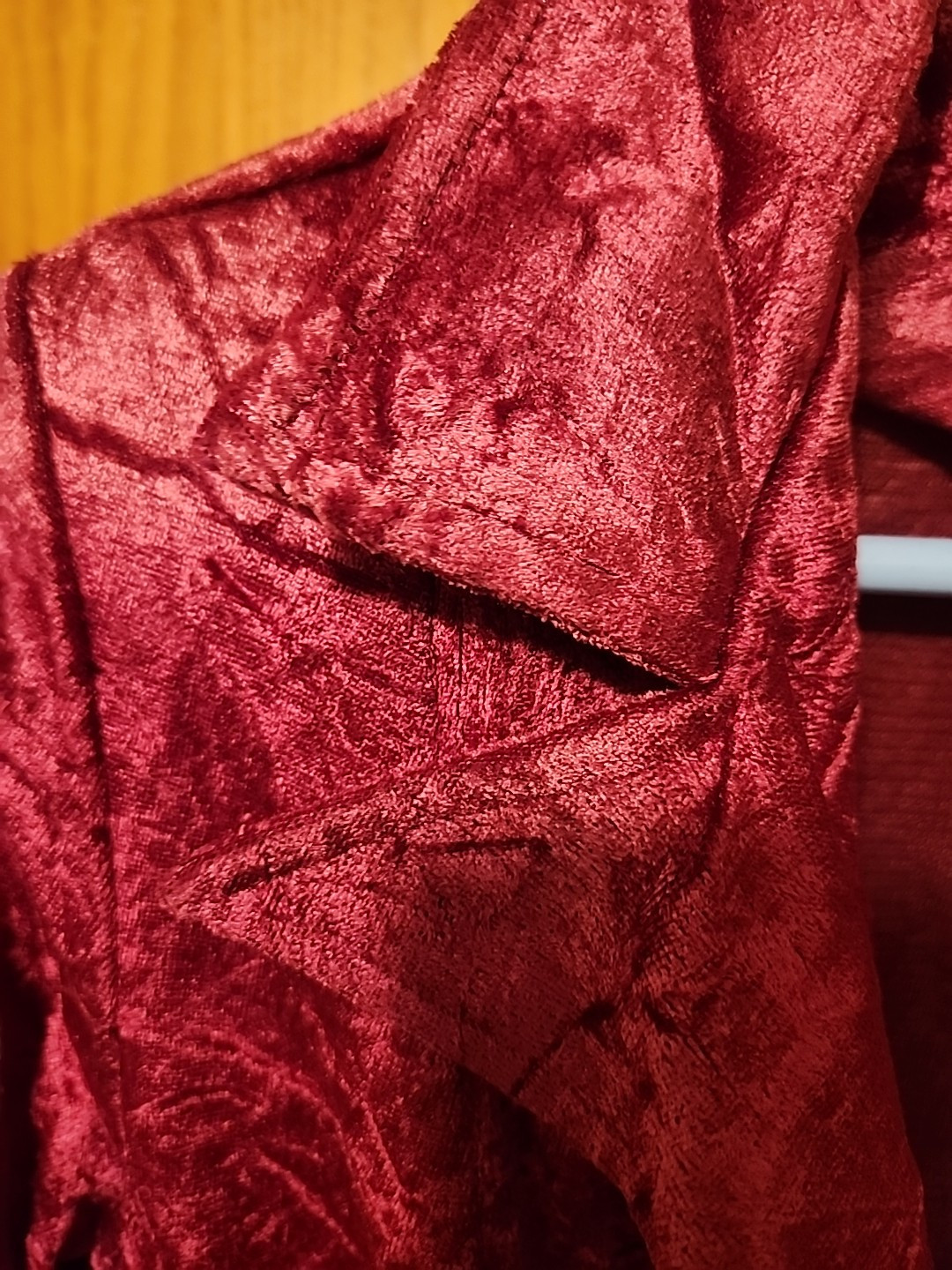 Vintage Crushed Velvet Two Peice Skirt And Jacket Dress Miss Sherwood Boho Rose