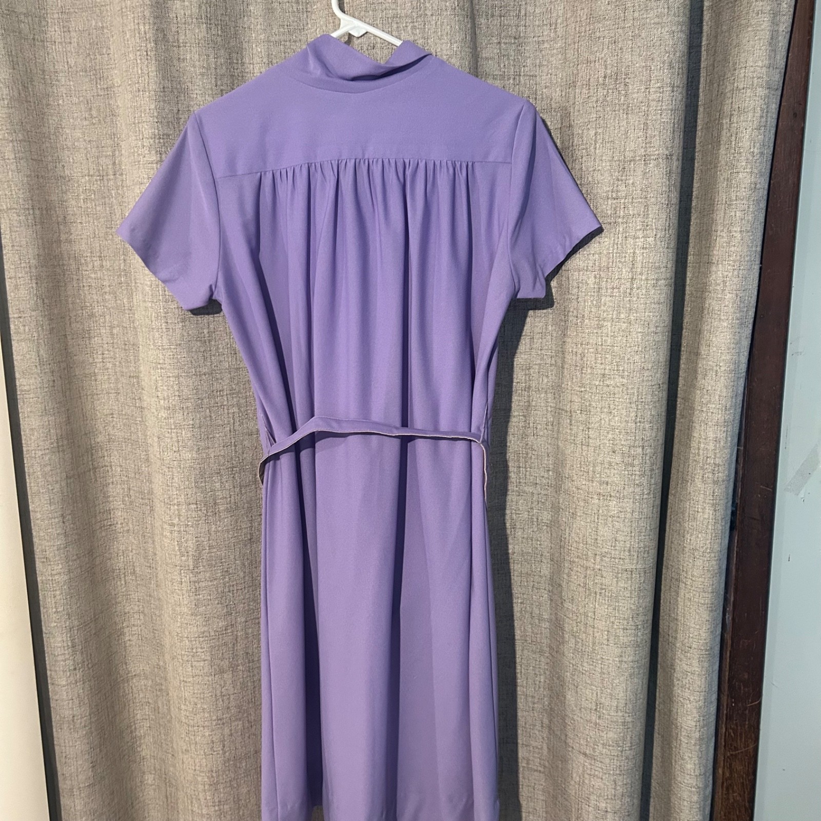 VTG Wearables purple sheer sz16 1/2 dress