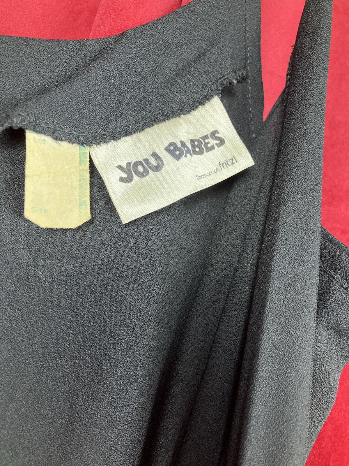 Vintage 70s early 80s New Wave wrap front jumpsuit romper You Babes