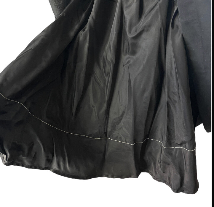 Vintage 50s Jay Herbert Little Black Dress Sz S/M, Rockabilly, Full Skirt