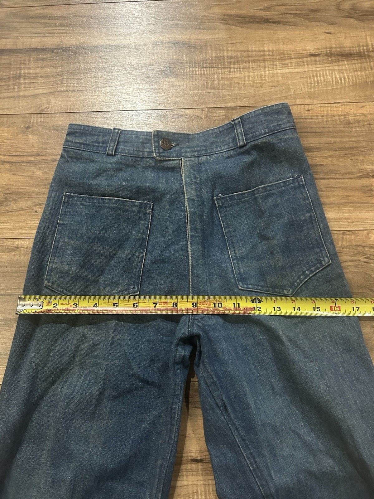 13 Star USN Waves Denim Trousers WWII 1950s Size 25”x29” Military Denim Army USA