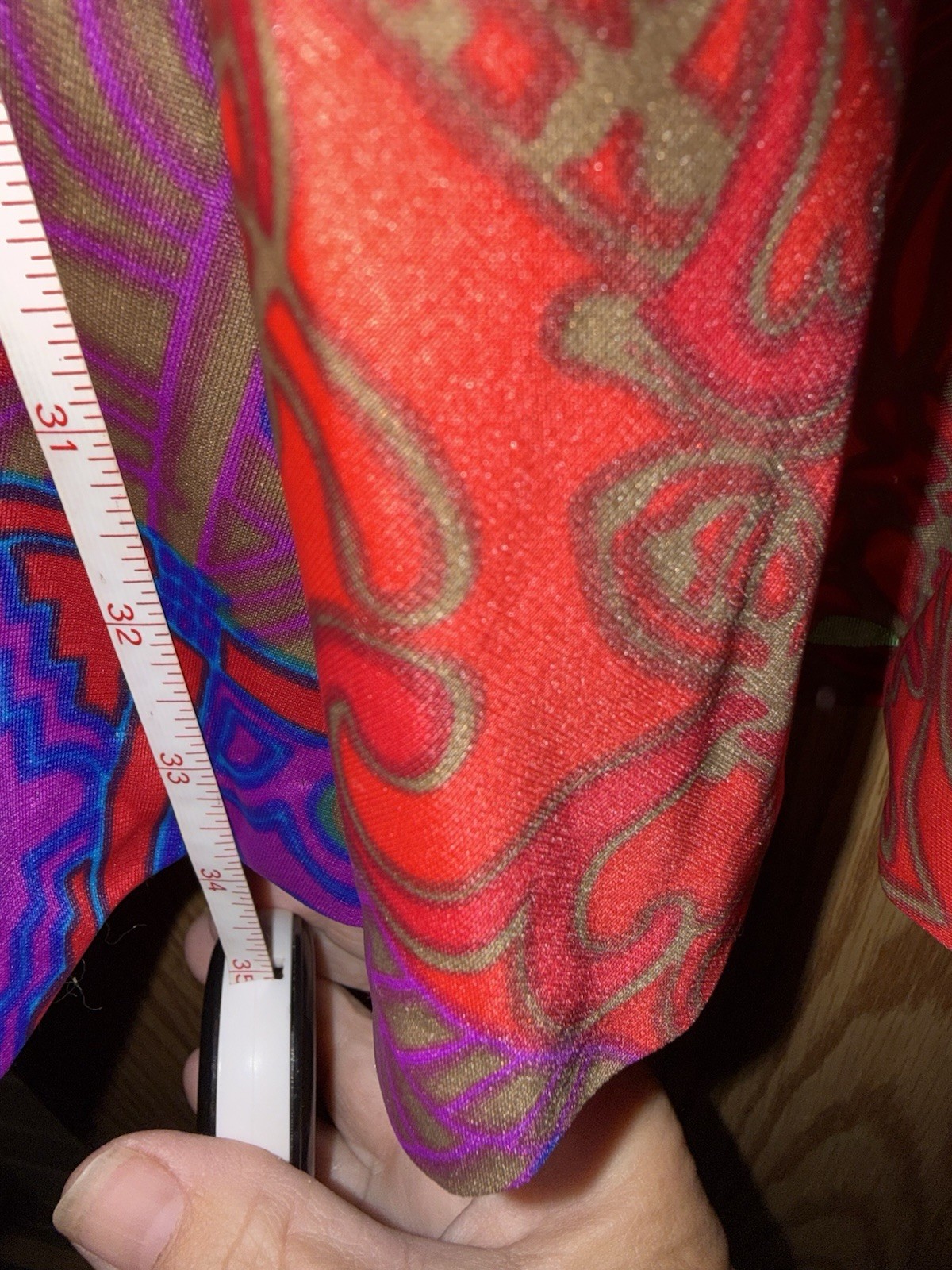 J.Harlan OriginalsVintage Dress 1970’s Psychedelic Color Mini Dress S Or M Size