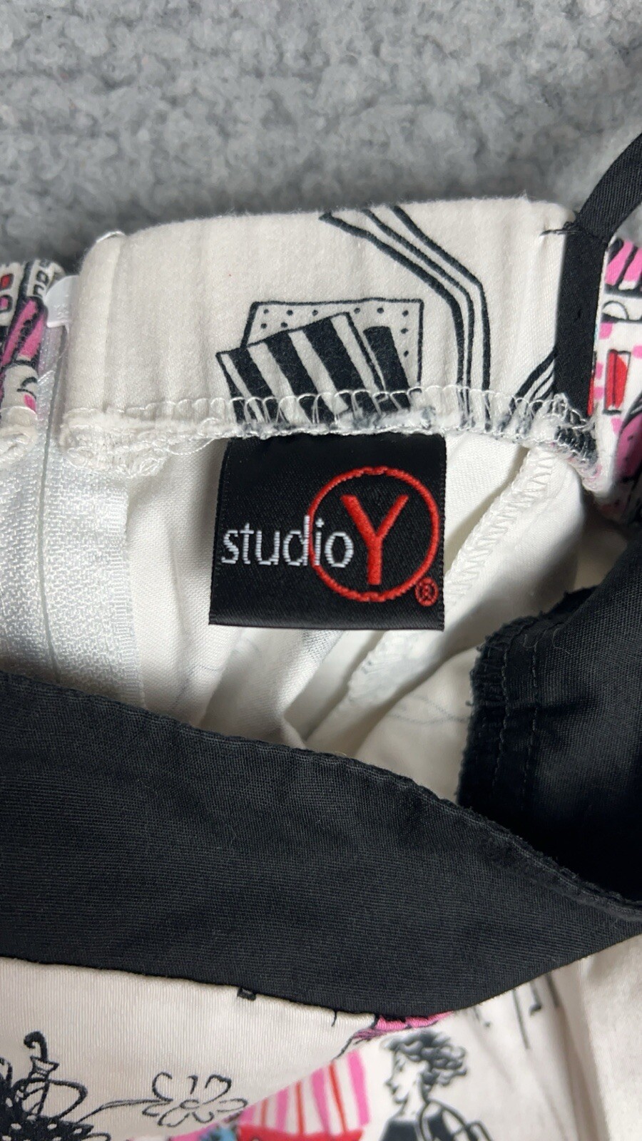 Vintage Studio Y Strappy A-Line Dress Juniors Sz 3 Shopping New York Paris Retro