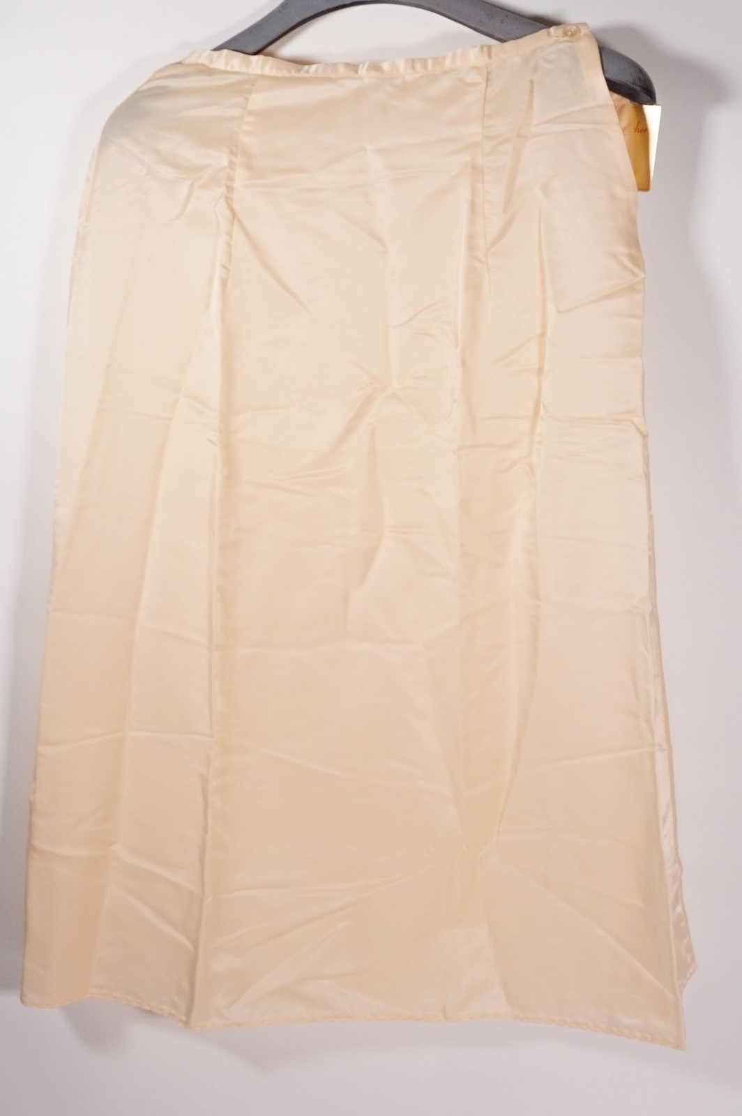 Original Vintage Drescher Damen Unterrock Halbrock hautfarben Mischgewebe Gr. 38