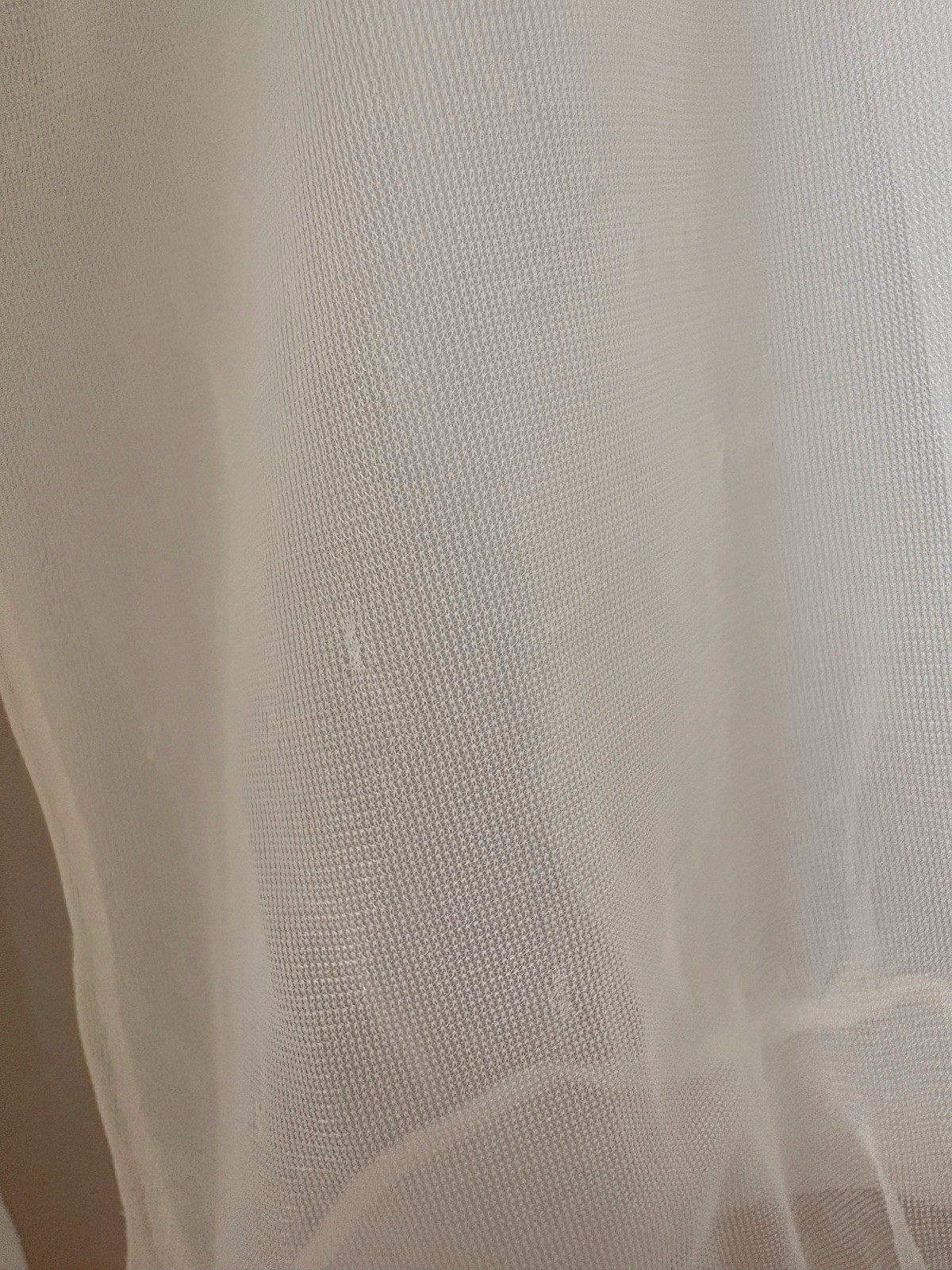 Vintage 60s 70s Nylon Chiffon Ruffled Blouse Lingerie Sheer Top Peplum USA Made