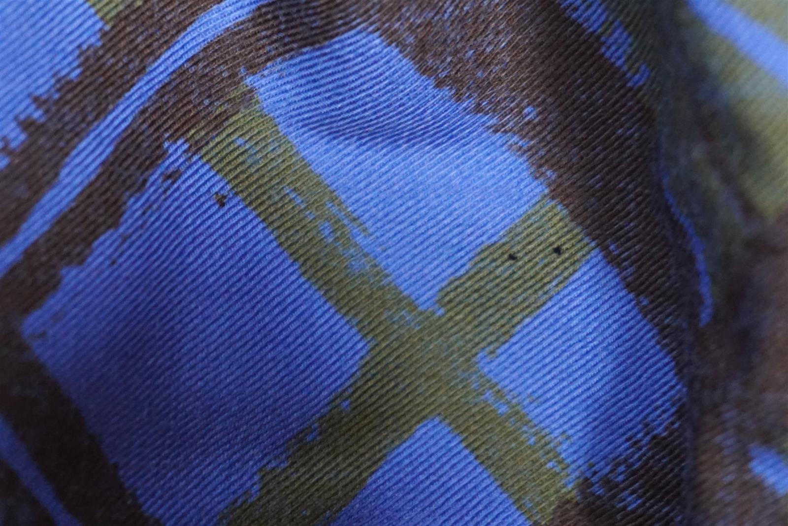 Excellent Rare Original Yves Saint Laurent Vintage Dress Cocktail Dress Blue Black