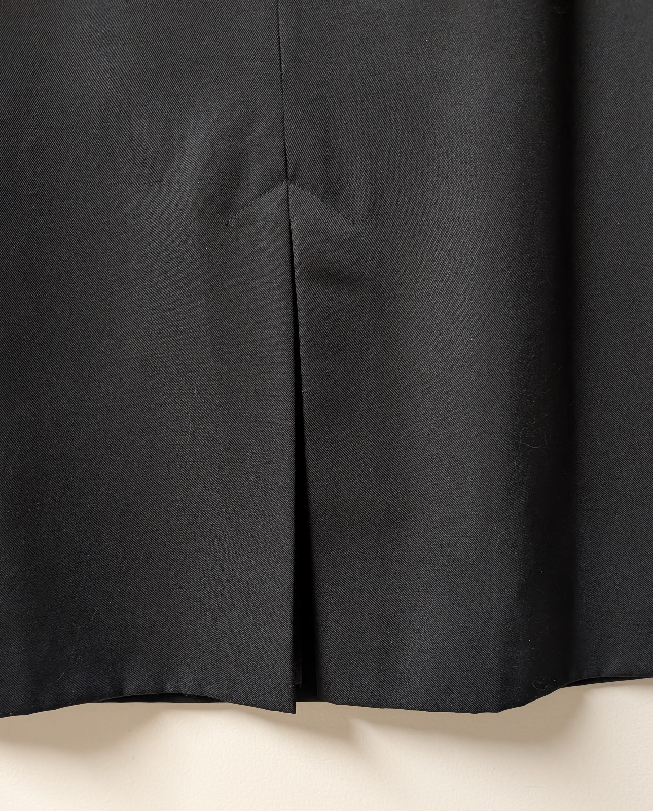 Happy Legs Vintage 70’s Black A-Line Skirt Suit Set Belted 2 Button S 6