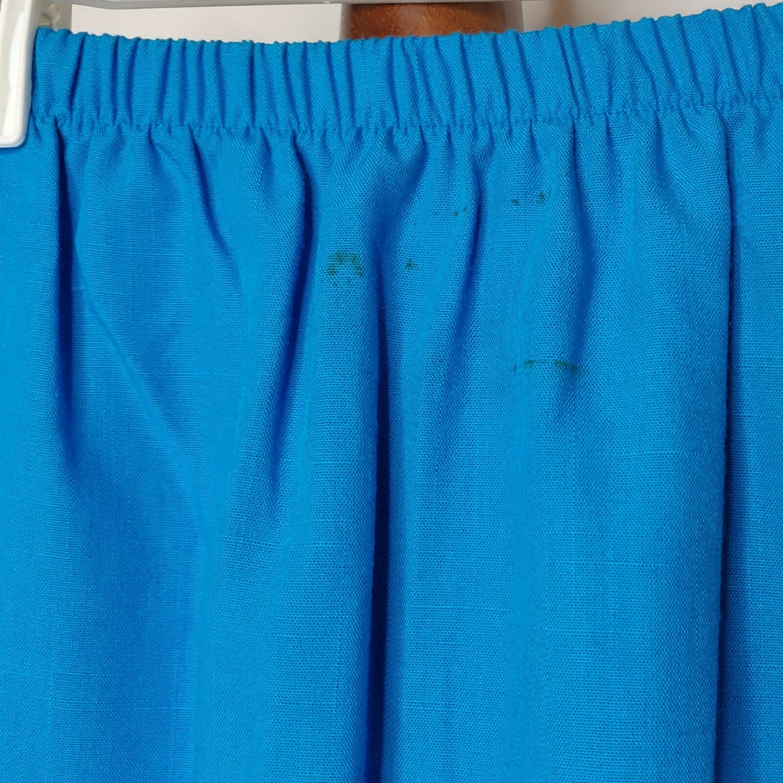 Leslie Fay Petite vintage womens size 10P 2 pc. set top & skirt blue (see below)