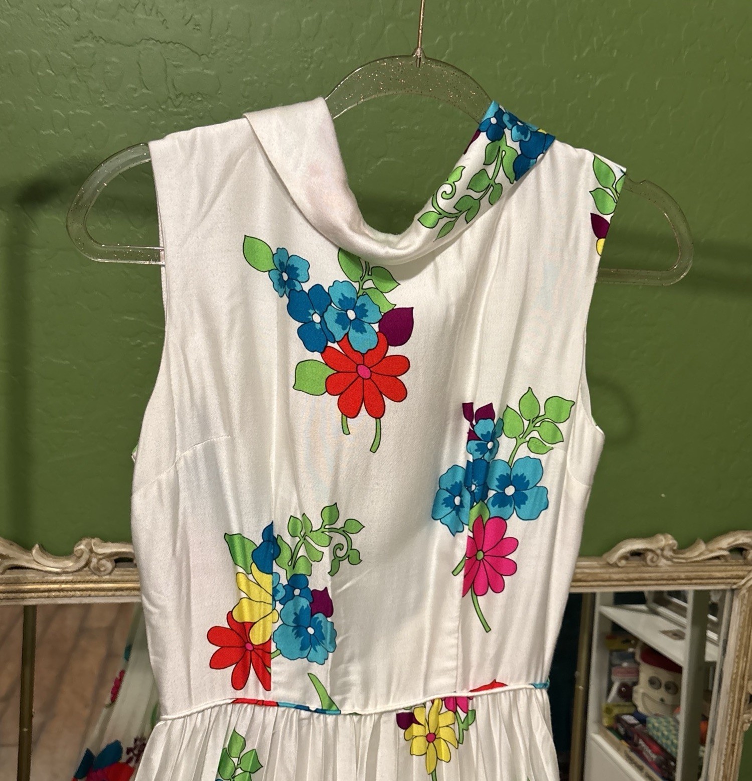 Vintage 1970’s Waltah Clarke’s Hawaiian Shops dress size 10