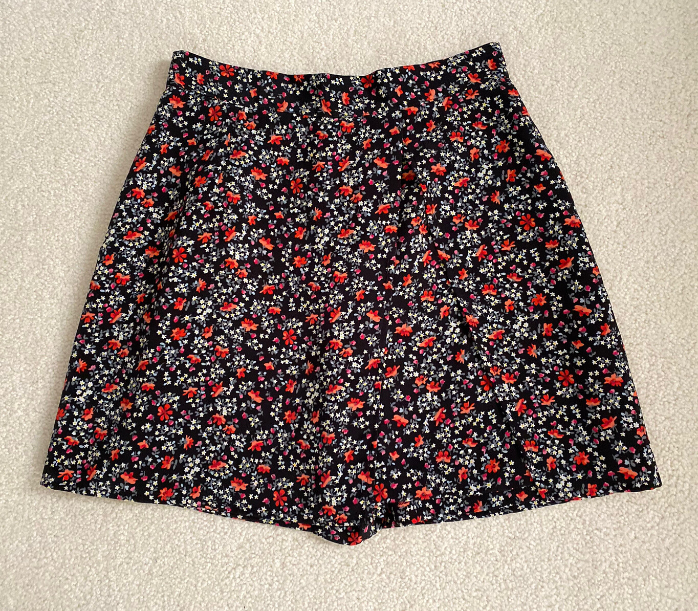 Jay Jacobs VTG 80’s 90’s High Waisted Floral Fairy Skort Skirt Shorts ~ Size 5