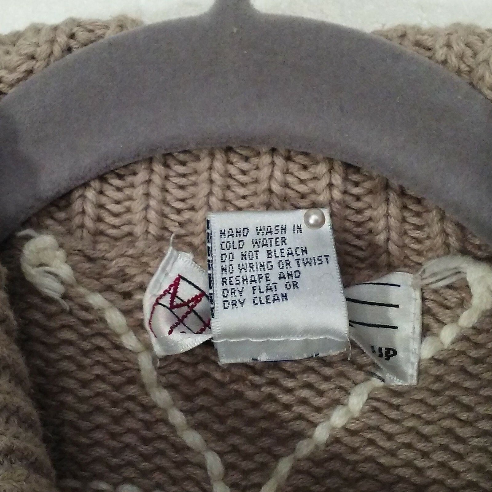 Vtg 80’s MILANO Sweater Turtleneck Sz-Med Slouchy Oversize Diamond Knit Stripe
