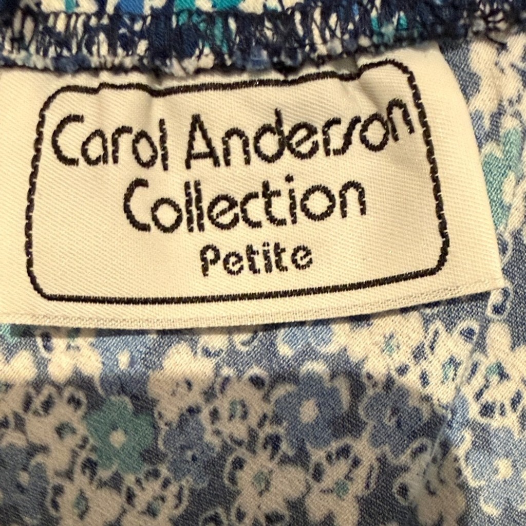 Carol Anderson Collection Petites: Floral Blue Maxi Skirt with Gift!