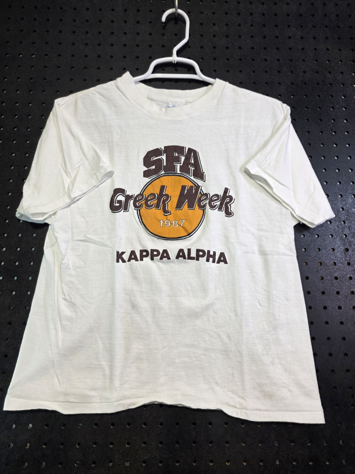Vintage 1987 SFA Greek Week Kappa Alpha Tshirt Hard Rock Cafe Style Women’s L