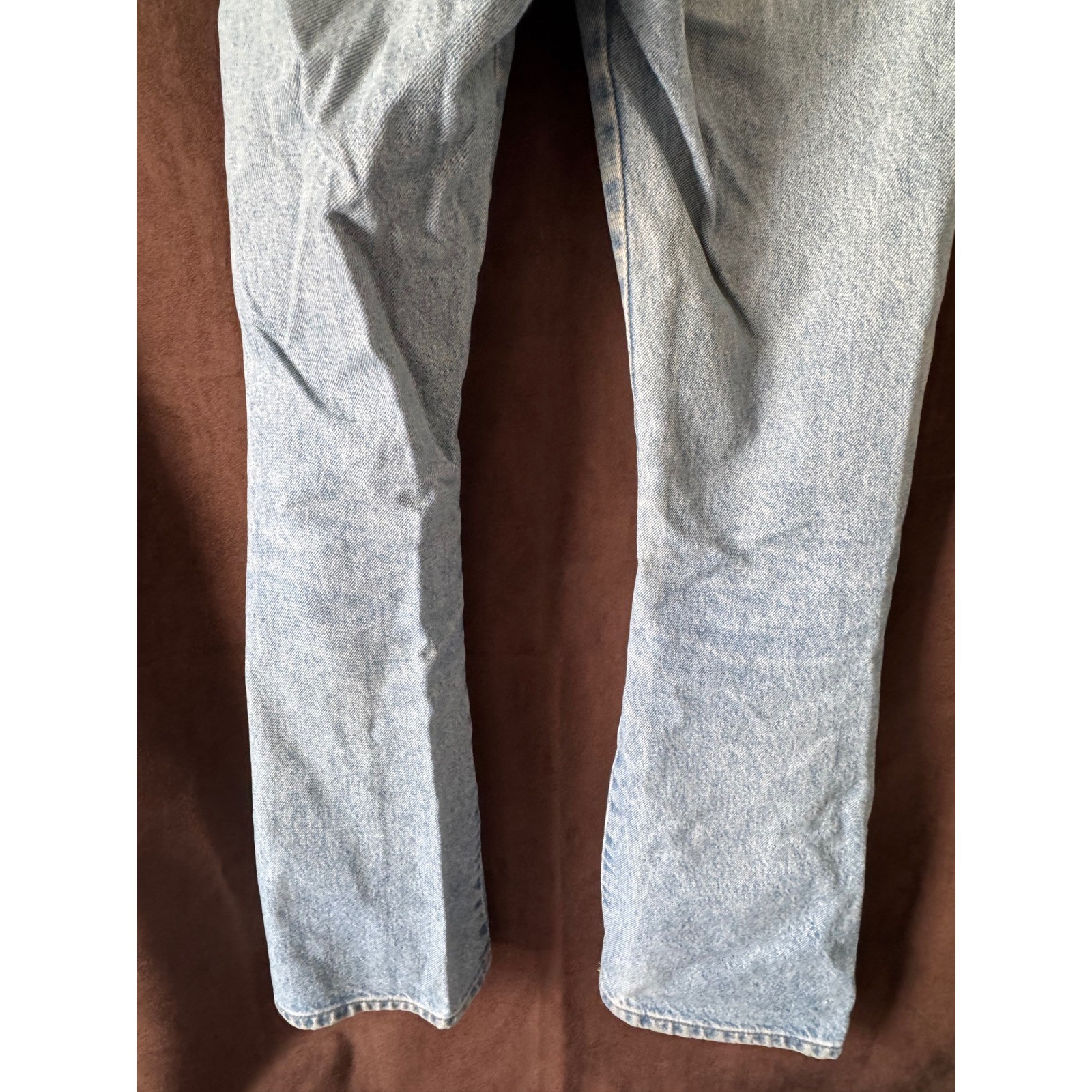 Blue Asphalt Vintage 90s High Waisted Light Wash Straight Leg Jeans Size 5
