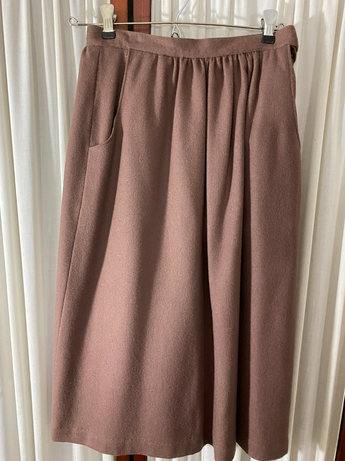 1970s Flare Skirt by Tweedsbury – S- Mocha Brown- VG – DISCO CHIC – SALE
