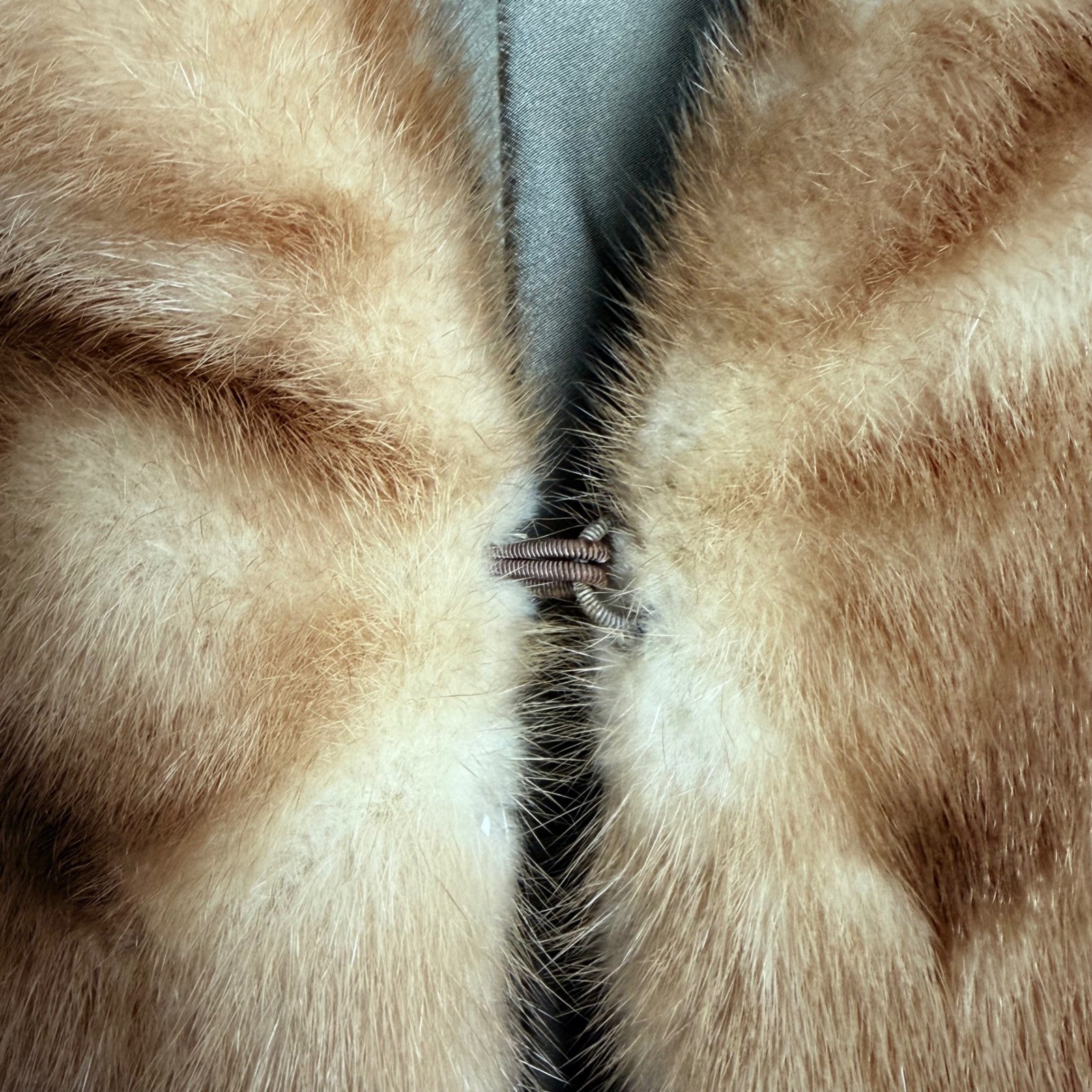 Vintage Cain Sloan Nashville Custom Mink Mobwife Old Hollywood Glamour Caplet
