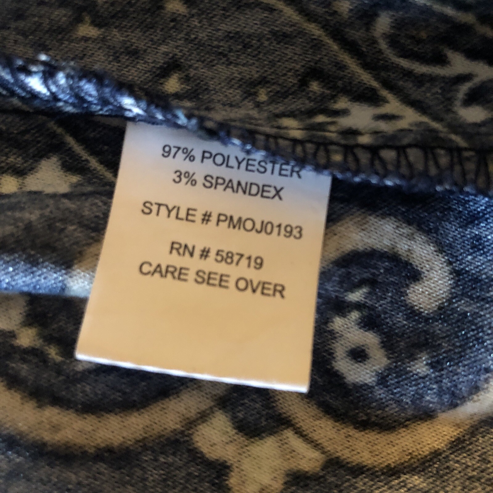 Vtg Notations Women PM Velvety Soft Lightweight Blue Paisley Zip Jacket Stretch