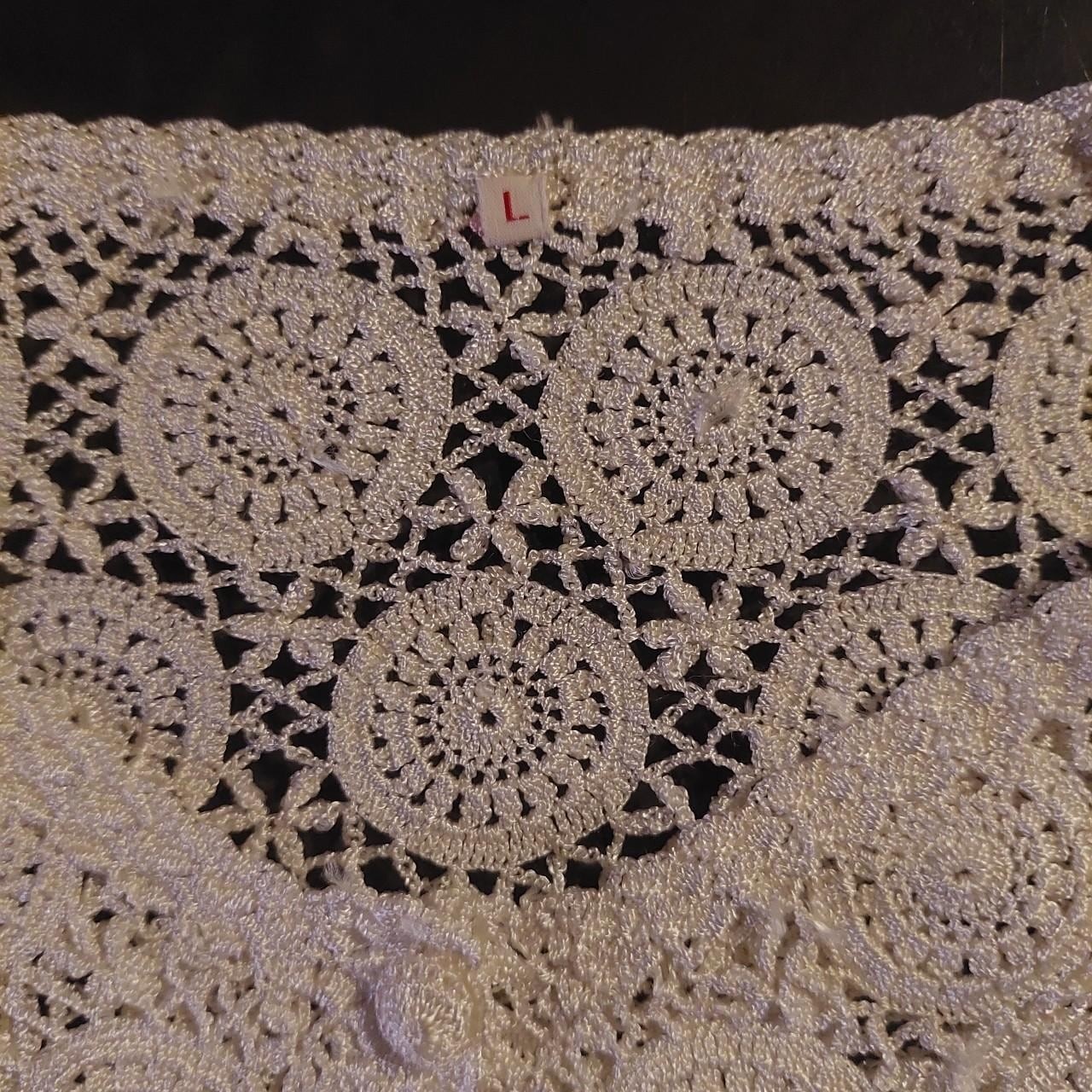Vintage full lace white cardigan
