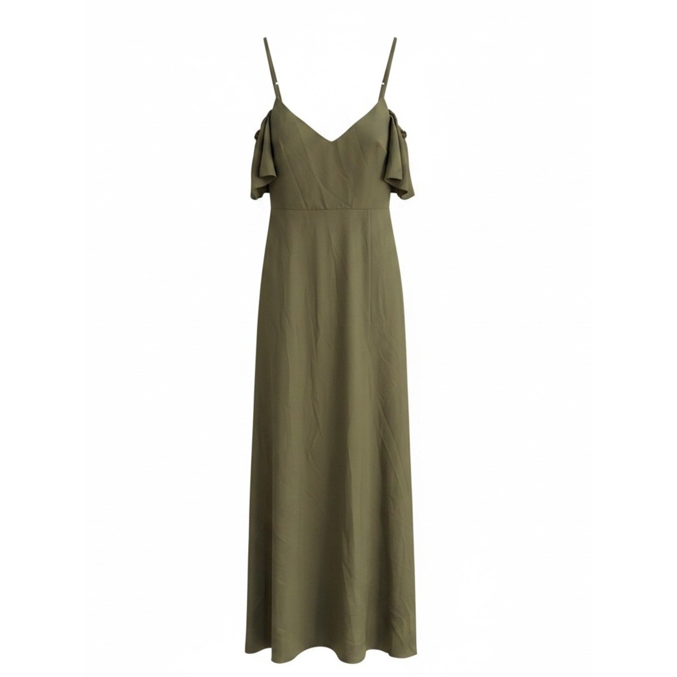 Birdy Grey Sage Convertible Bridesmaid Dress Maxi Floor Length NWT Size L