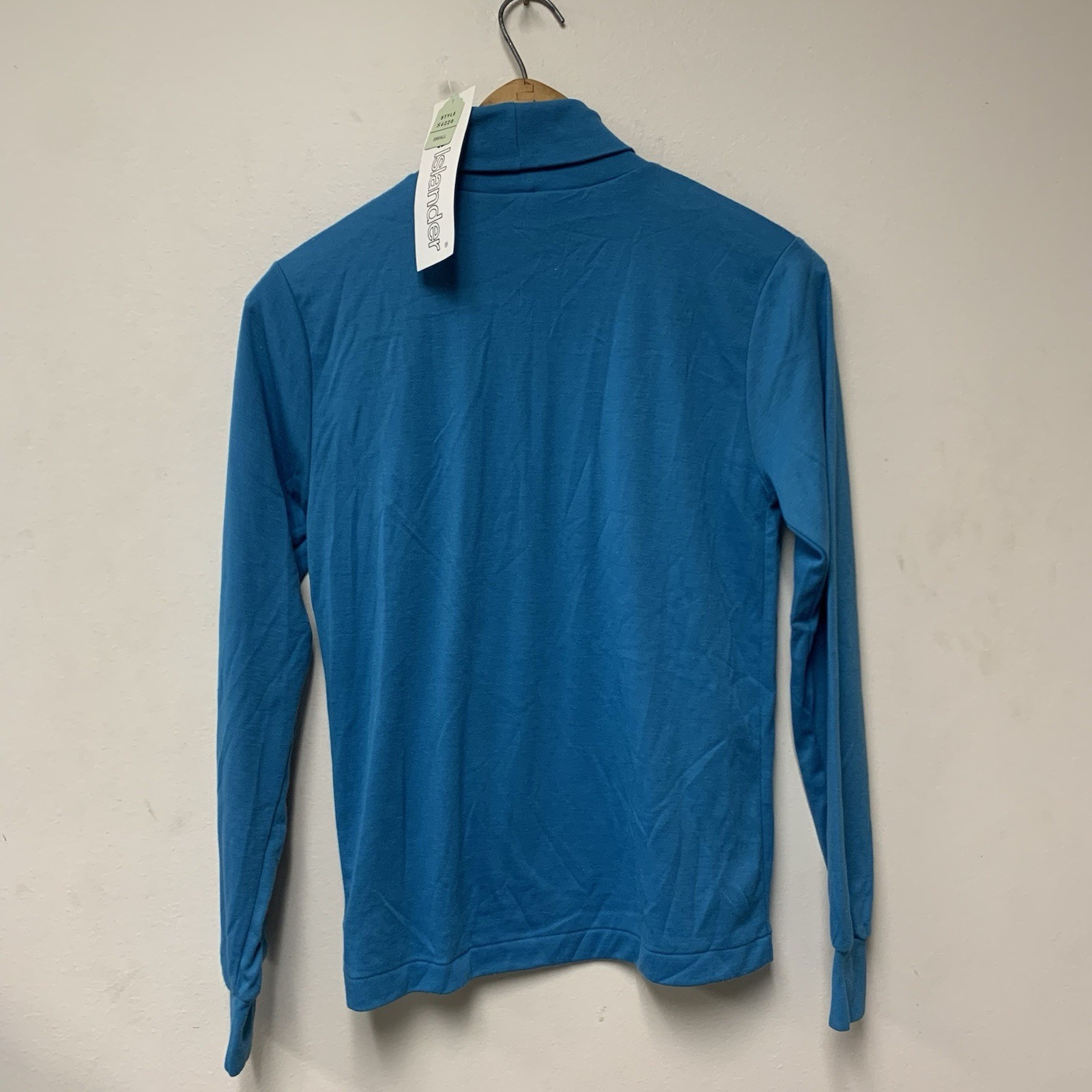 Fire Islander Women’s Small S Long Sleeve Turtleneck Shirt Lightweight Vintage