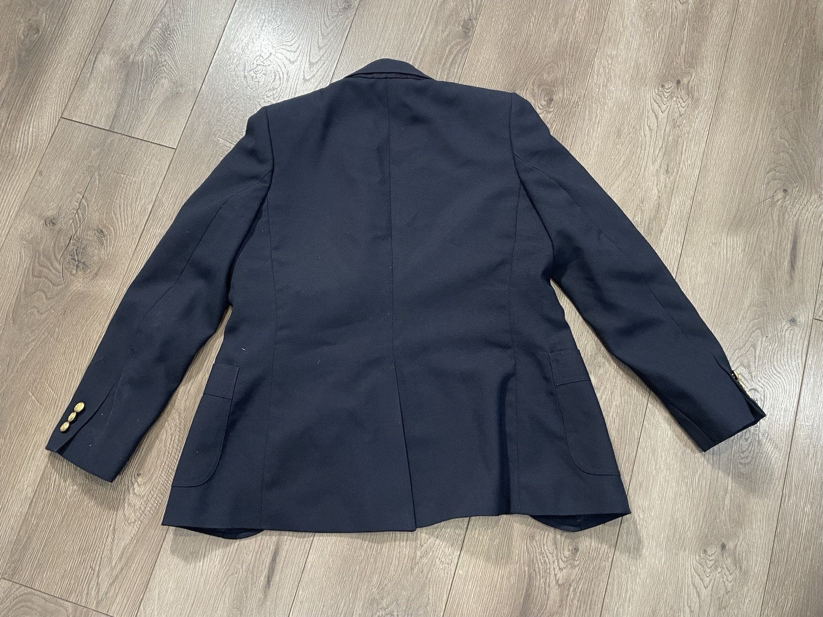 Vintage Stanley Blacker Blue Blazer Womens Size 10 Made In USA Union Made