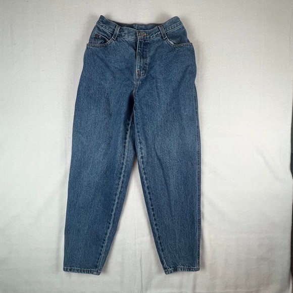 Gitano High Waisted Mom Jeans Womens 10 Petite Blue Excellent Vintage 90s Taper