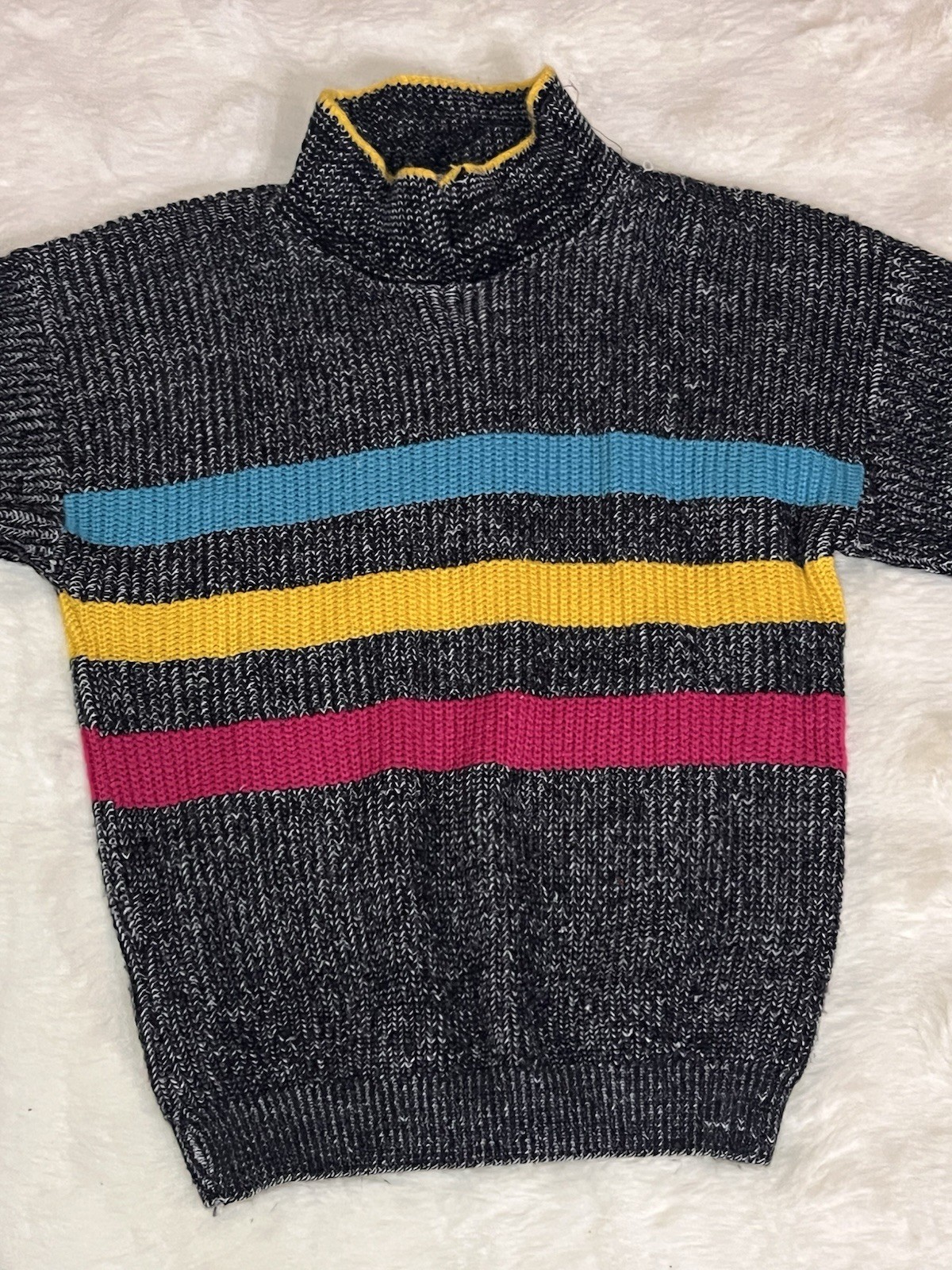Vintage 80s Retro Helen Sue Pullover Acrylic Sweater USA Knit