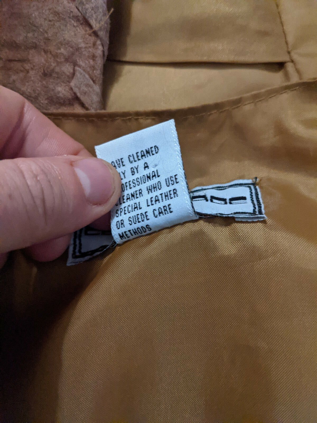VTG Centigrade 100% Leather Suede Camel Brown Vest Cowboy Western Sz Medium M