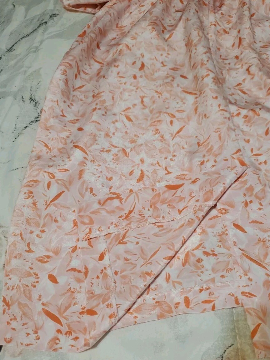 Pellini Petites By Von Bramlett 1980s Vintage Pastel Pink Floral Midi 9/10P